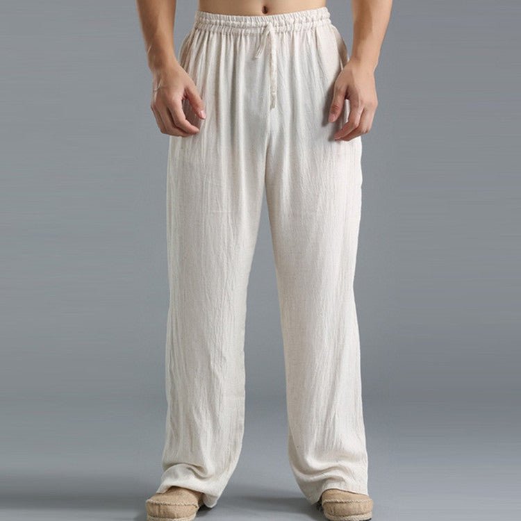 Neon - Relaxed-fit broek met verstelbare tailleband en recht-pootsilhouet