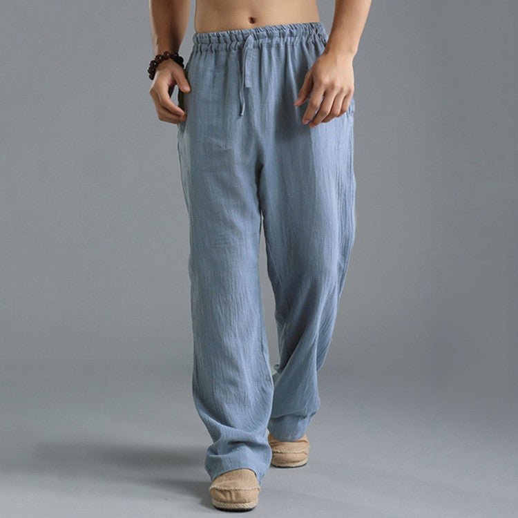Neon - Relaxed-fit broek met verstelbare tailleband en recht-pootsilhouet