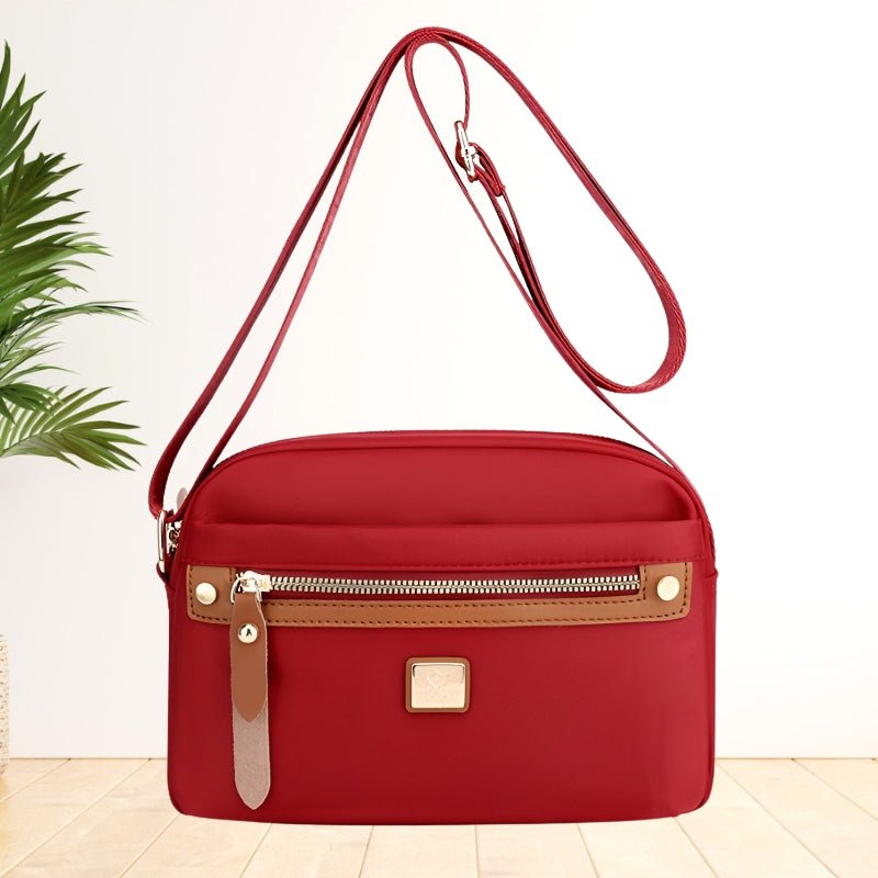 Talia – Lichtgewicht schoudertas met rits aan de voorkant en verstelbare banden