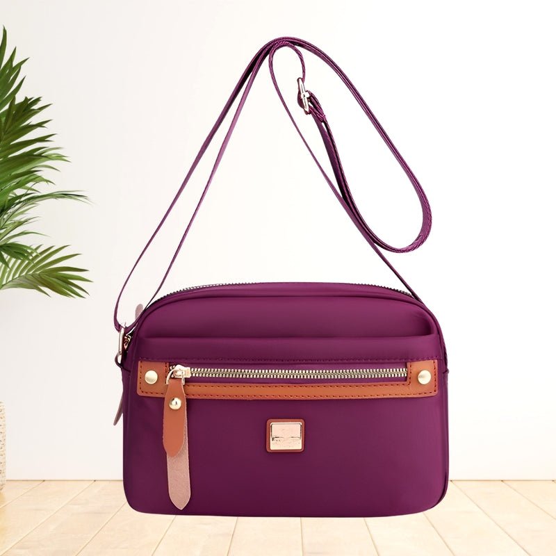 Talia – Lichtgewicht schoudertas met rits aan de voorkant en verstelbare banden