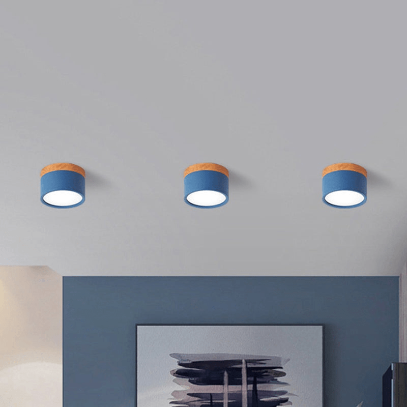 MacaraGlow – Kleine Plafondlamp in Macaronstijl met Klassiek Design