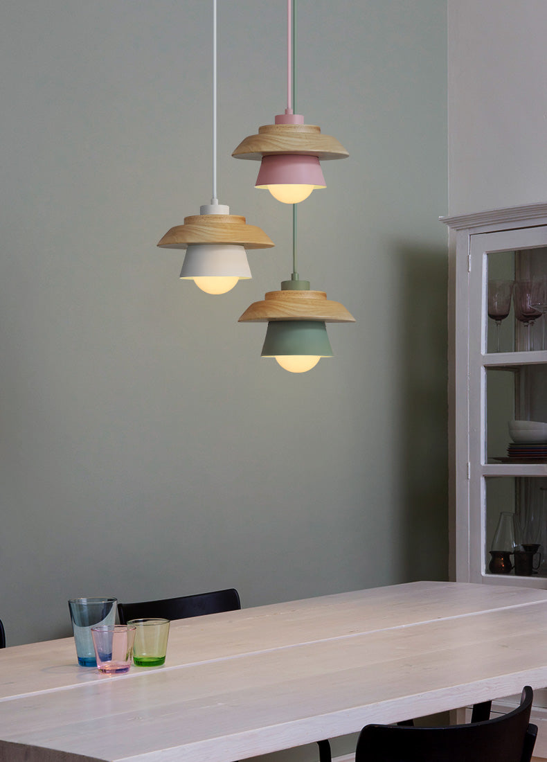 NordWood - Moderne Scandinavische houten hanglamp