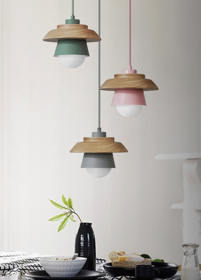 NordWood - Moderne Scandinavische houten hanglamp