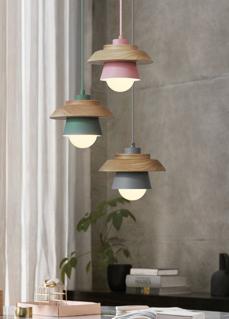 NordWood - Moderne Scandinavische houten hanglamp
