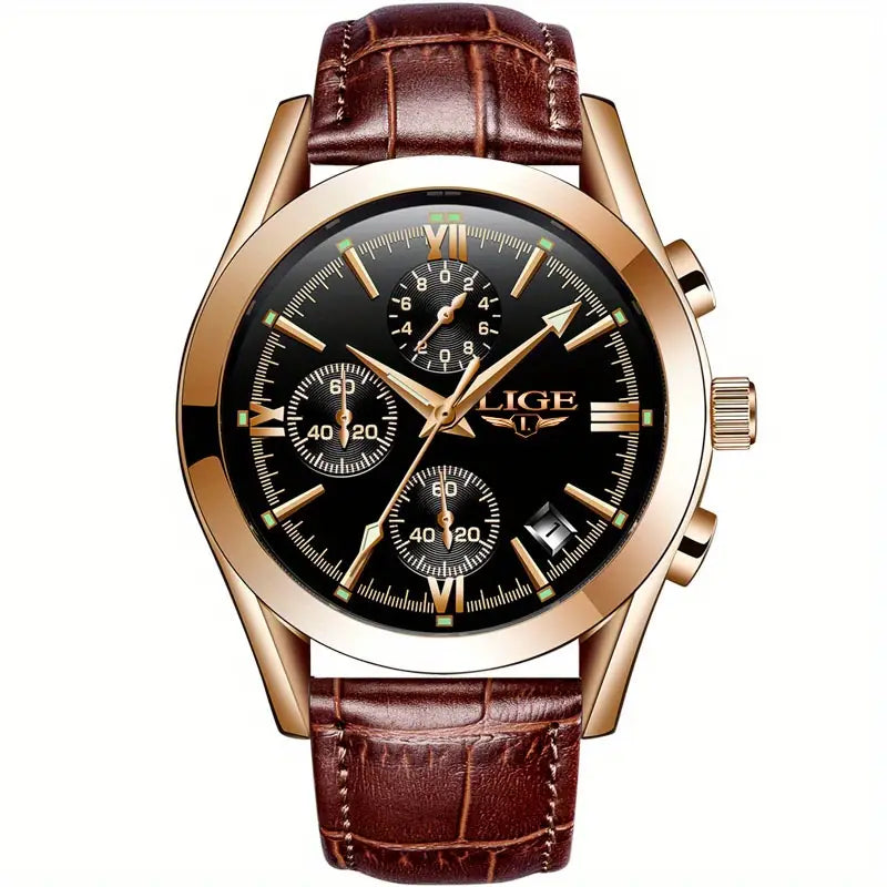 Ethan - Luxe militair horloge met precisie en robuuste elegantie