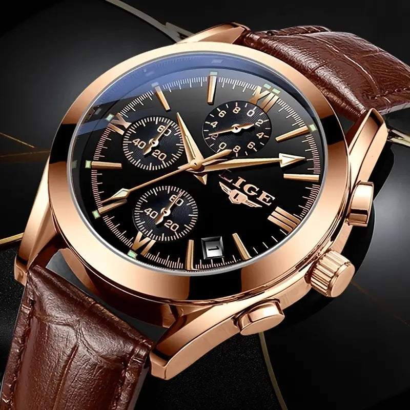 Ethan - Luxe militair horloge met precisie en robuuste elegantie