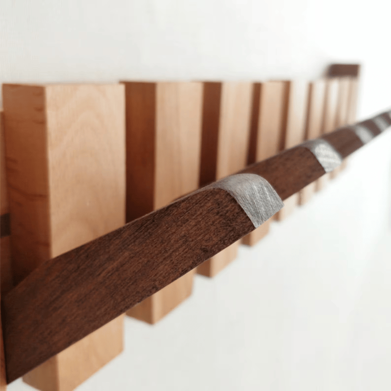 ToneRack - Piano Key Wandkapstok met intrekbare haken