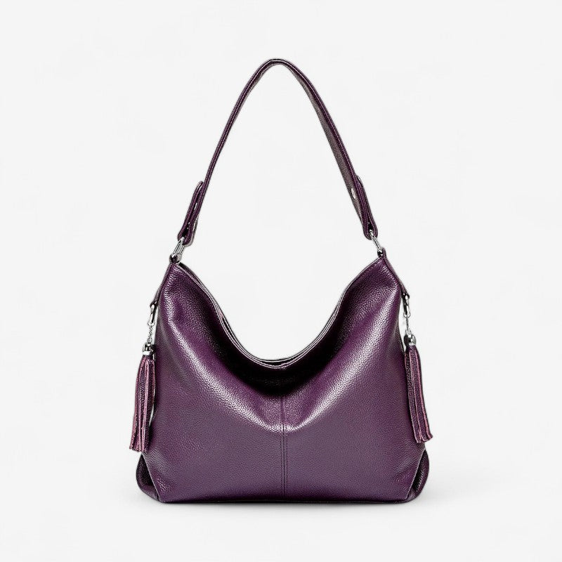 Marie – Schoudertas met verstelbare riemen en kwastontwerp