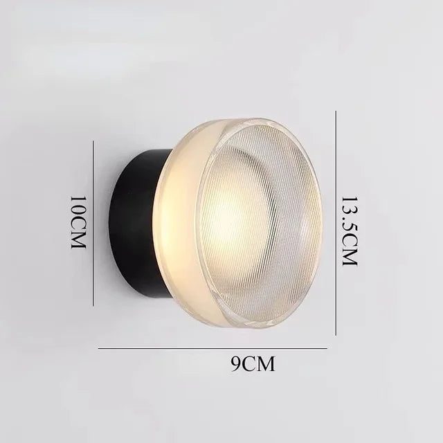 RoundGlow - Stijlvolle ronde wandlamp met modern ontwerp