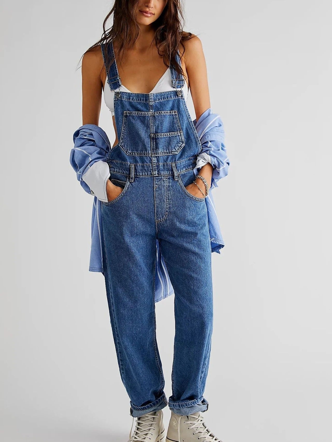 Maud - Casual & elegante jumpsuit met verstelbare bandjes