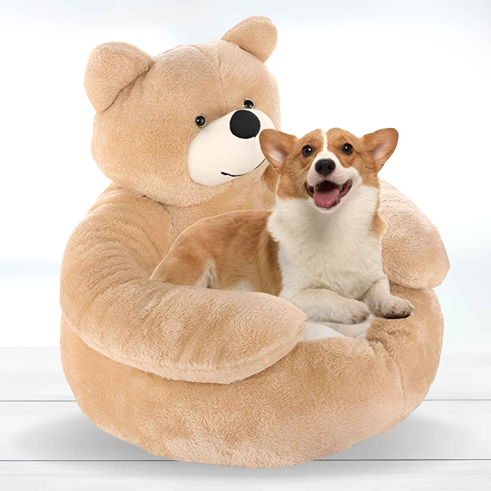 CozyPaw - Ultra-gezellig pluchen huisdierbed met grillig ontwerp