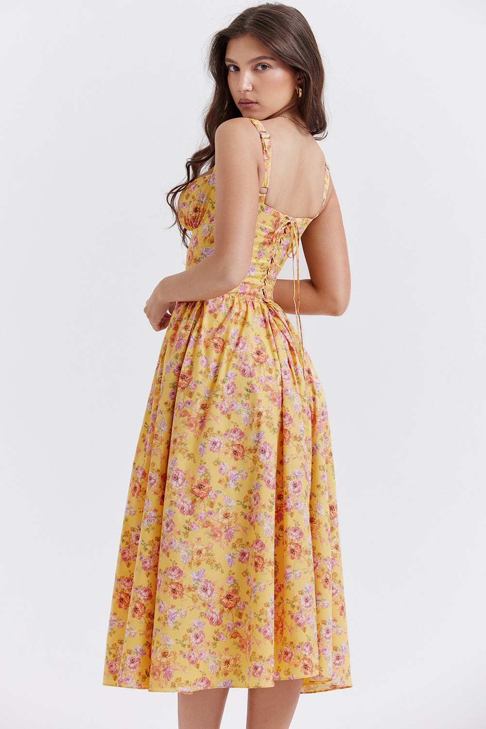 Fleur - Luchtige bloemenjurk met schouderbandjes