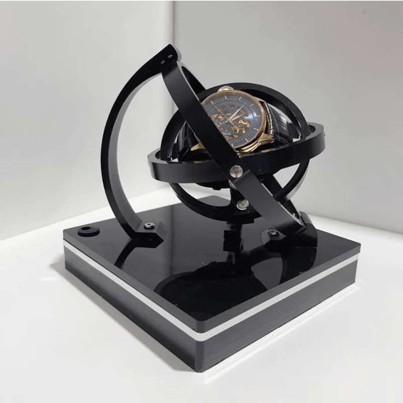 ChronoNest - Automatische horlogeopwinder met stille beweging en elegant display voor premium horloges
