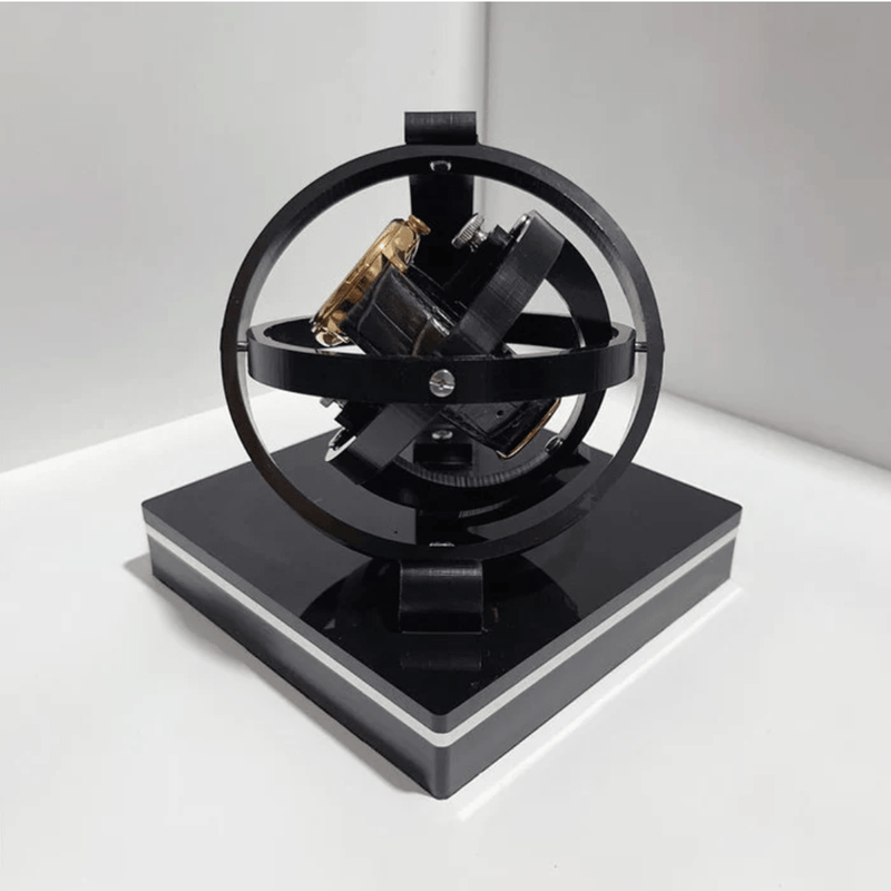 ChronoNest - Automatische horlogeopwinder met stille beweging en elegant display voor premium horloges