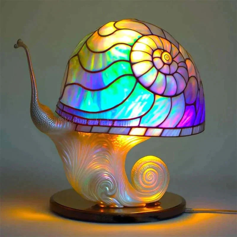 AuraGlass - Magische Lamp Van Gekleurd Glas Voor Een Ontspannen Sfeer