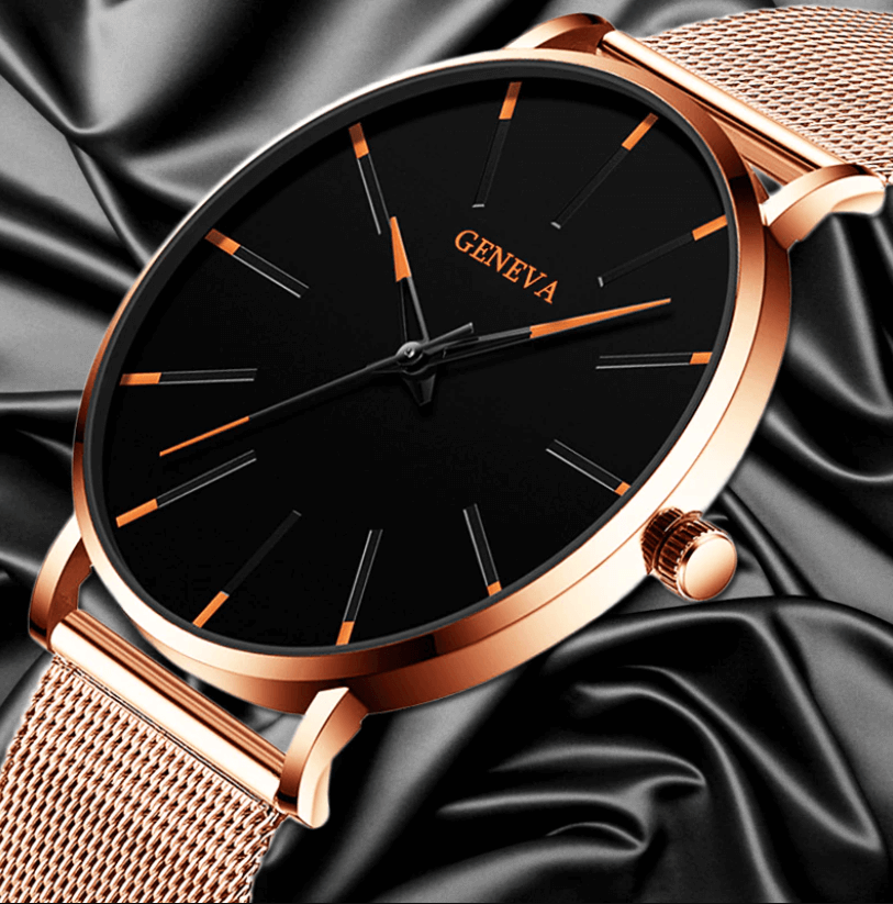 Liam - Elegant slank horloge met minimalistisch design en ultradunne band