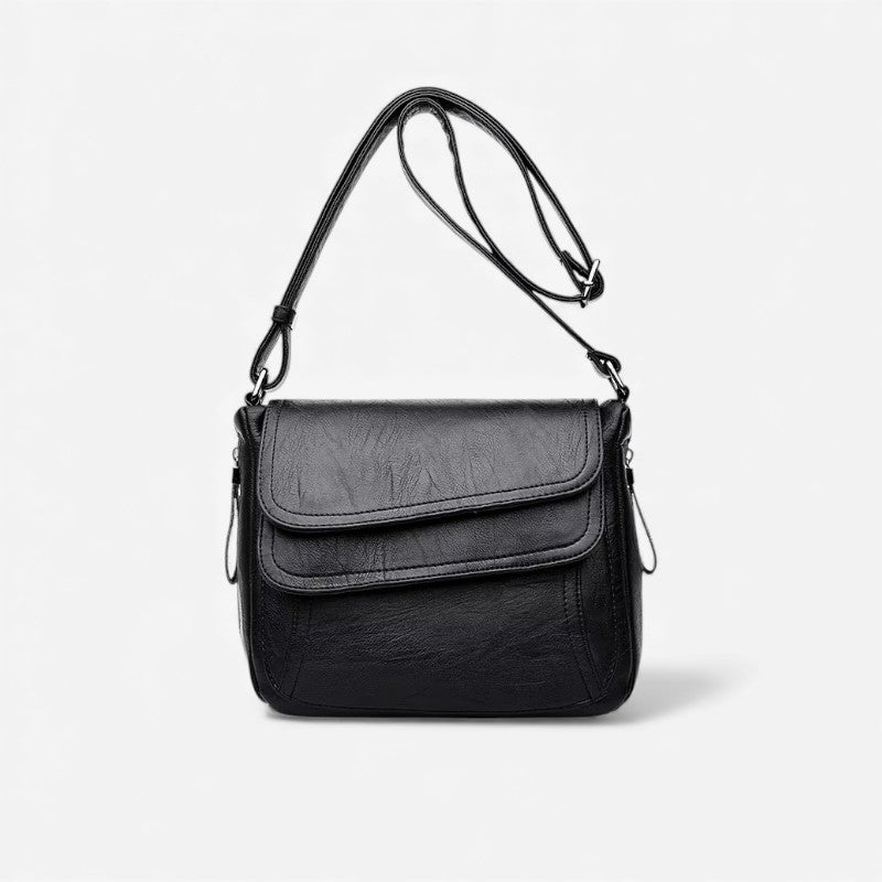 Elin – Schoudertas met Verstelbare Bandjes en Ritsvakken