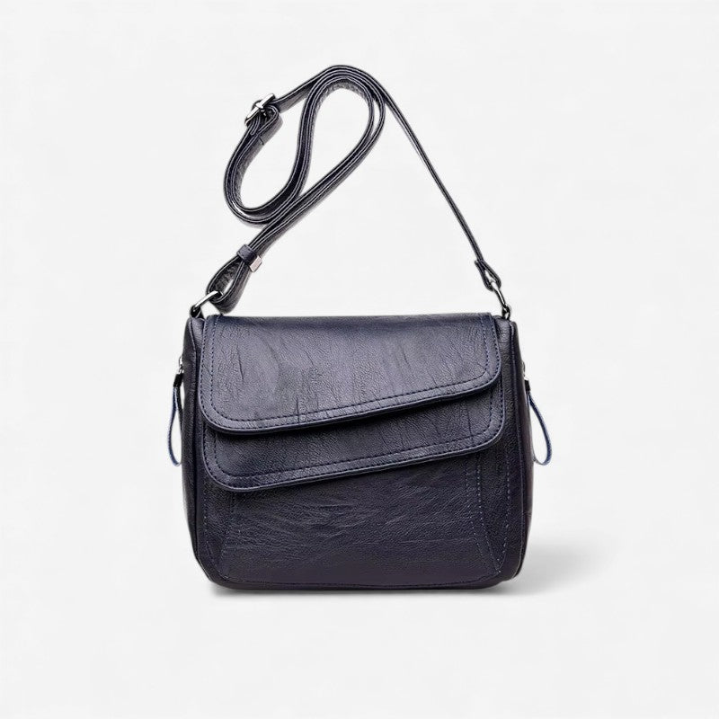 Elin – Schoudertas met Verstelbare Bandjes en Ritsvakken