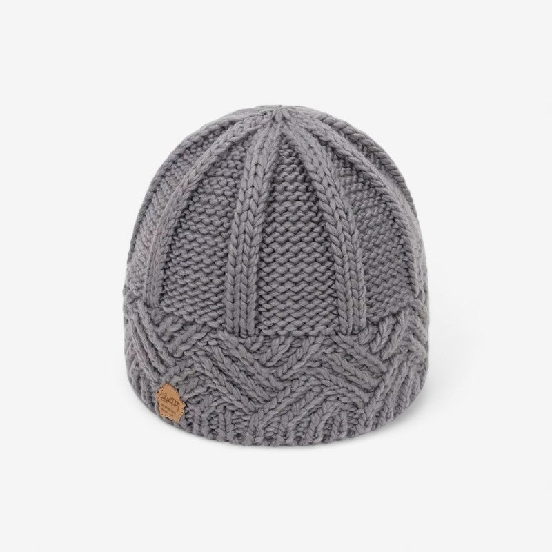 Maria - Beanie met Geribbelde Details en Elastische Boord