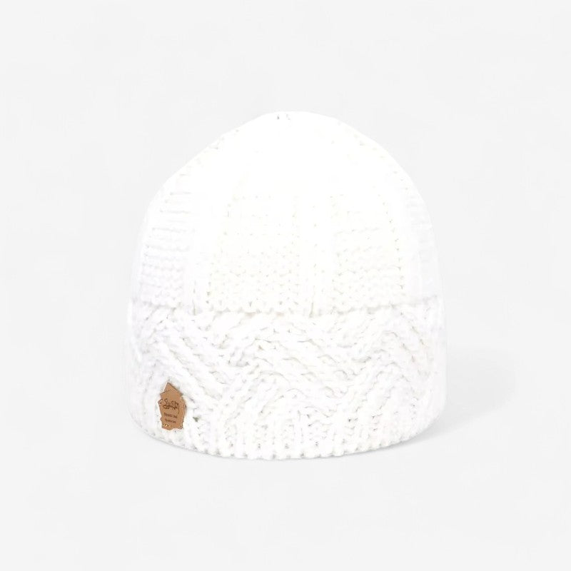 Maria - Beanie met Geribbelde Details en Elastische Boord