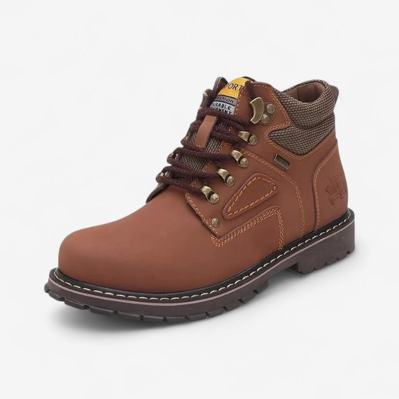 Philip - Laarzen met Antislip Zool Ronde Neus en Vetersluiting