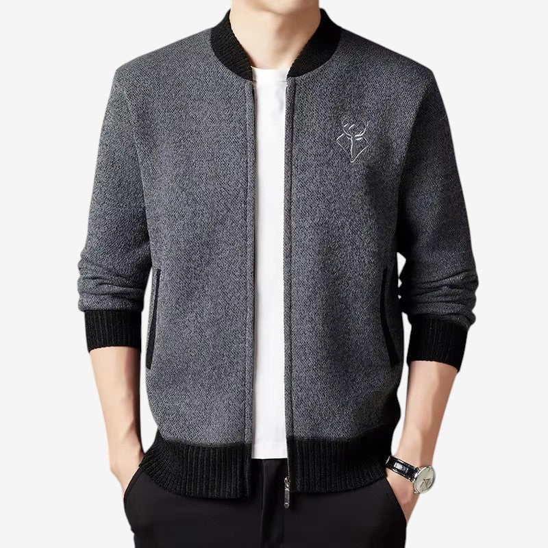 Paul - Lange Mouw jack met Zijzakken en Rits Sluiting