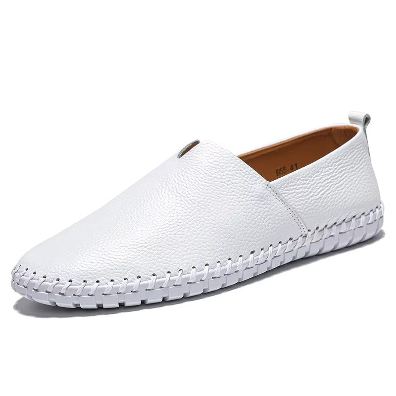 Daniel – Klassieke Heren Slip-On Loafers met Gladde Bovenkant en Flexibele Zool