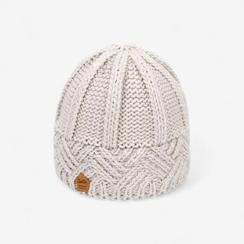 Maria - Beanie met Geribbelde Details en Elastische Boord