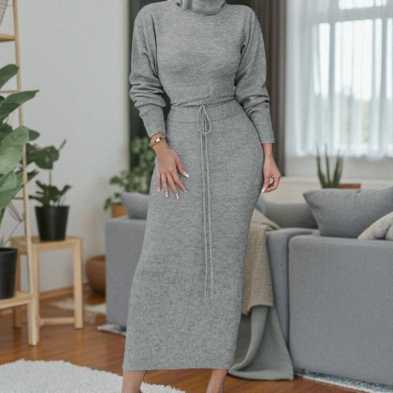 Amara – Bodycon tweedelig setje met verstelbare rok