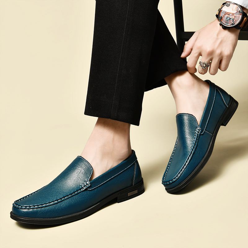 BlissShine - Comfortabele Leren Heren Schoenen