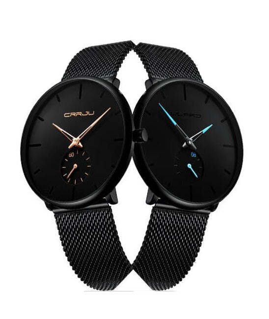 Edward - Minimalistisch Quartz horloge met gestroomlijnd ontwerp