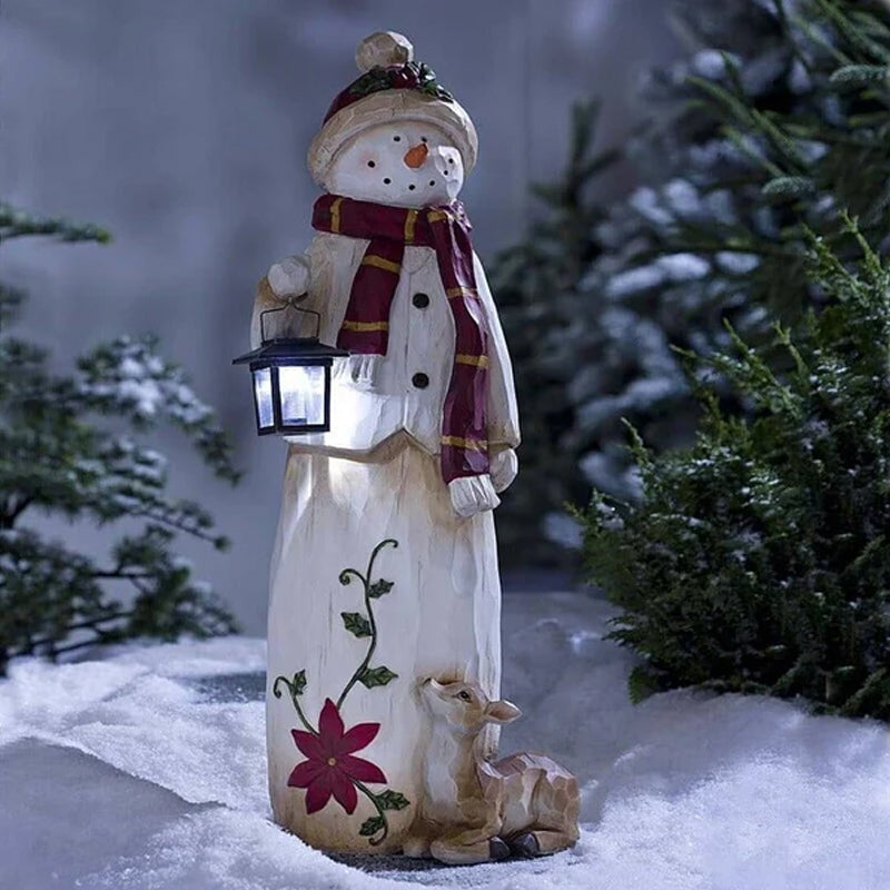 SnowGlow - Milieuvriendelijke kerstlantaarn met automatisch LED-licht