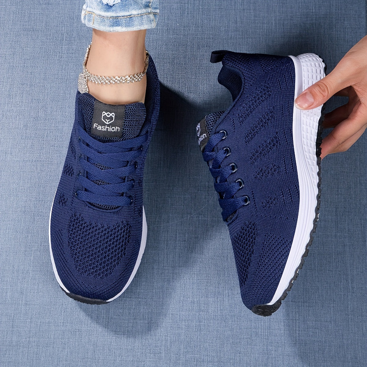 Megan - Stijlvolle Athletic schoenen met vetersluiting