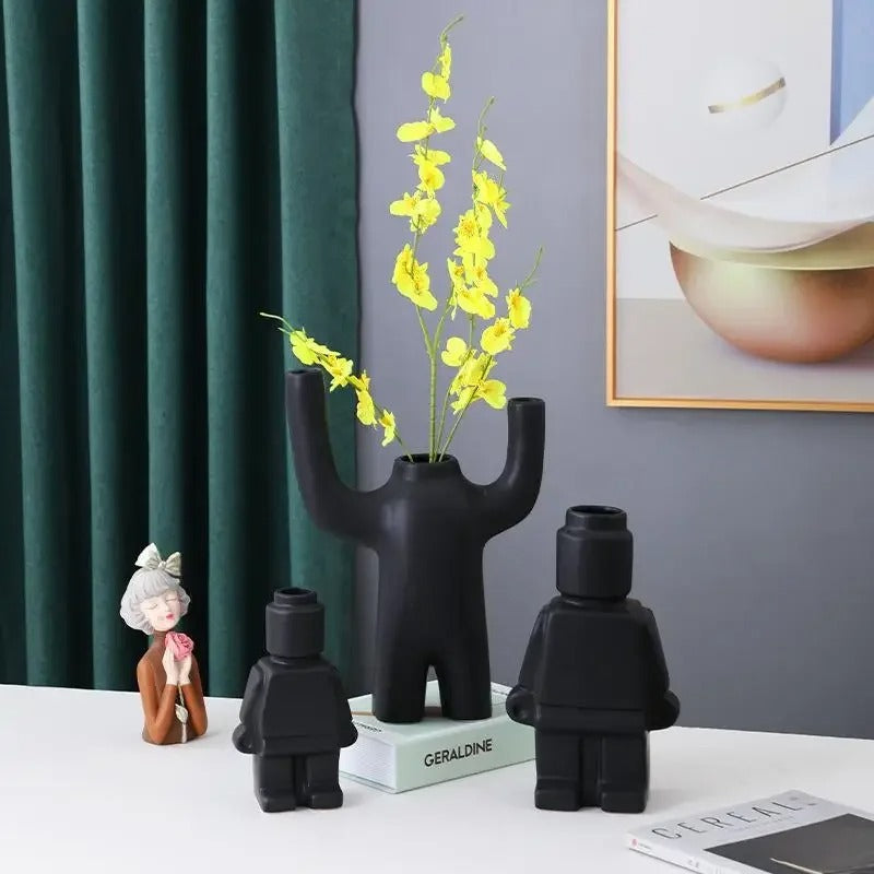 BloomMate - Eigenzinnige Lego-vaas voor persoonlijke decoratie | 1+1 Gratis