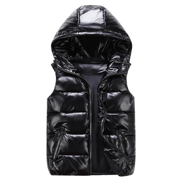 Andrew - Unisex Stijlvol Gewatteerd Vest Met Capuchon