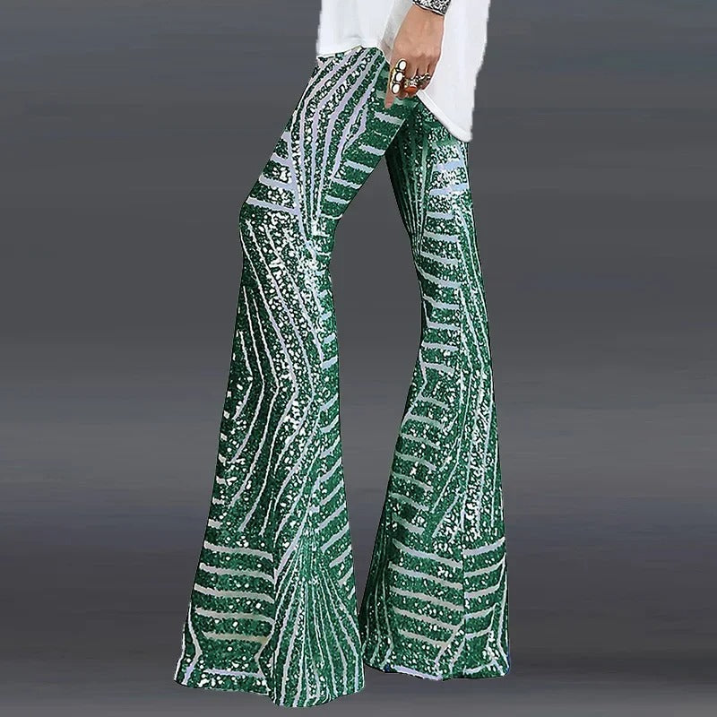 Luna – Stijlvolle uitlopende broek met klassiek design en relaxte pasvorm