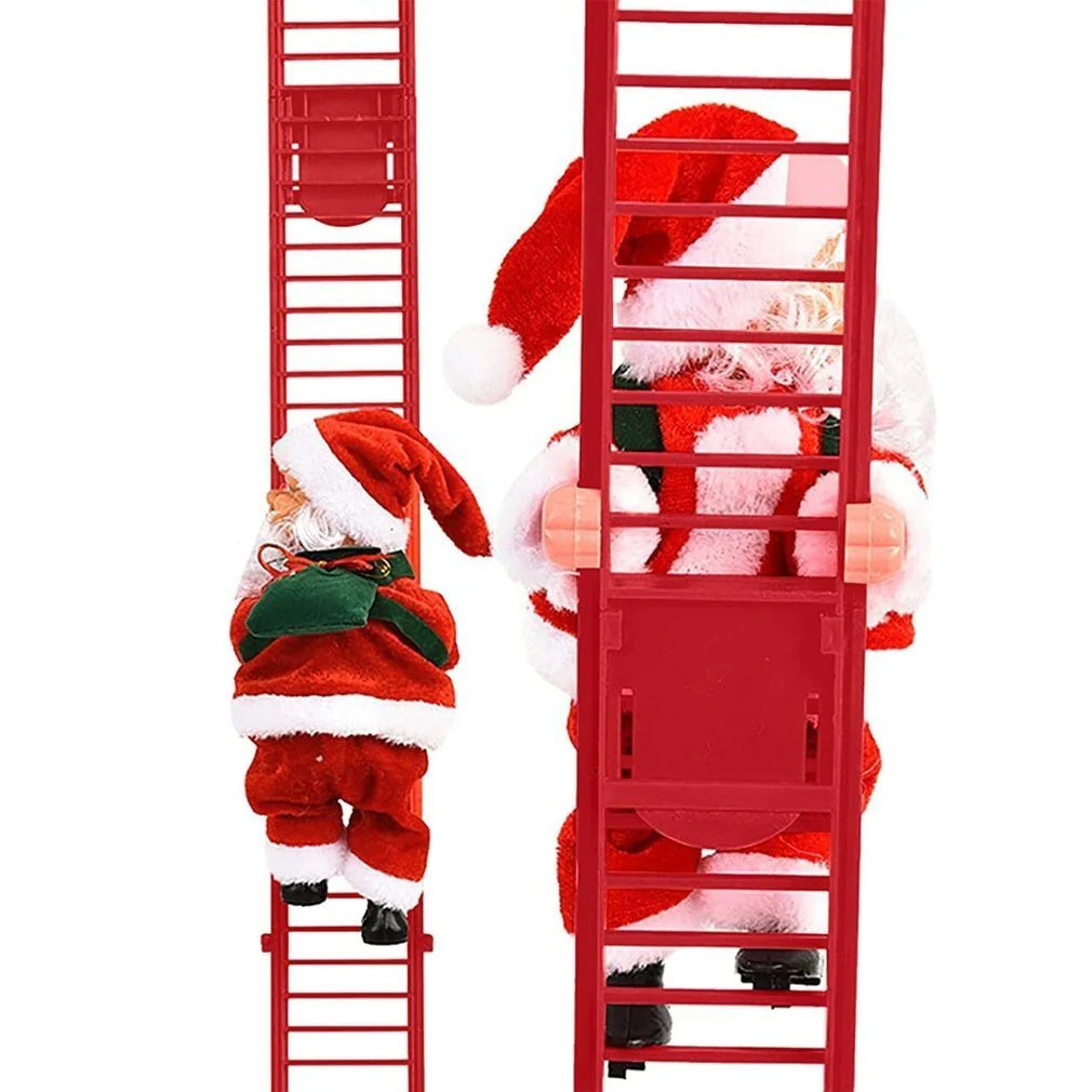 ChristmasClimber Kerstman - Vrolijke kerstdecoratie met muziek en beweging