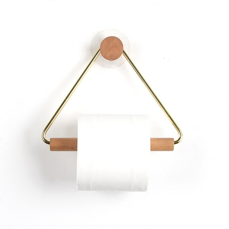 TissueNest - Moderne toiletrolhouder met houten elegantie
