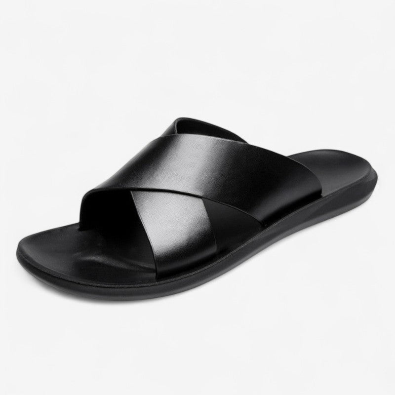 Patrick – Slippers met Kruisbanden en Antislipzool