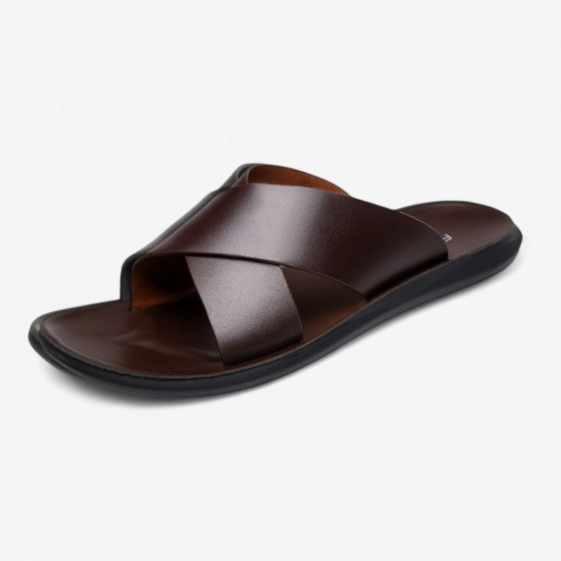 Patrick – Slippers met Kruisbanden en Antislipzool