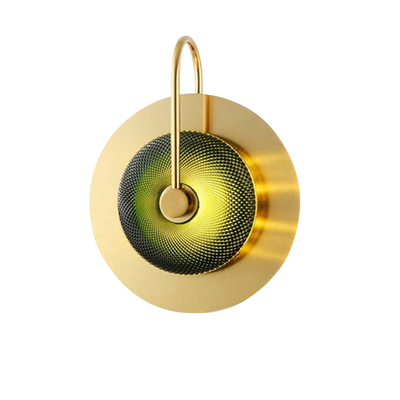 LumiVera – Wandlamp met goudafwerking en glazen kap