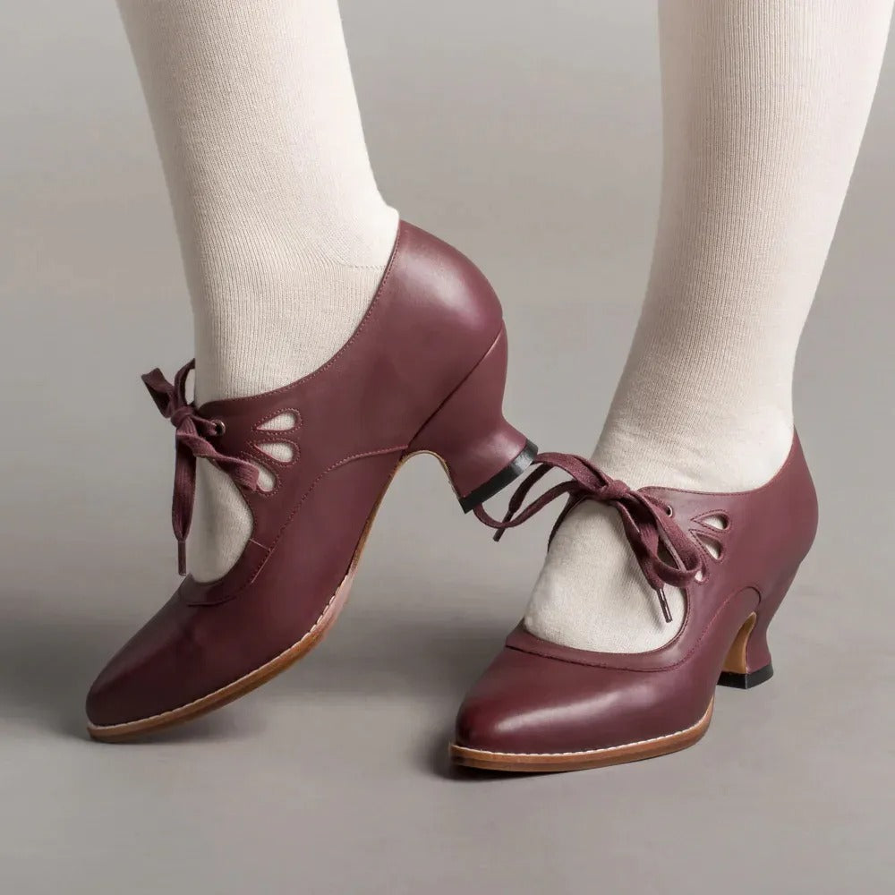 Alsia - Elegante Schoenen met Hak en Verstelbare Veters