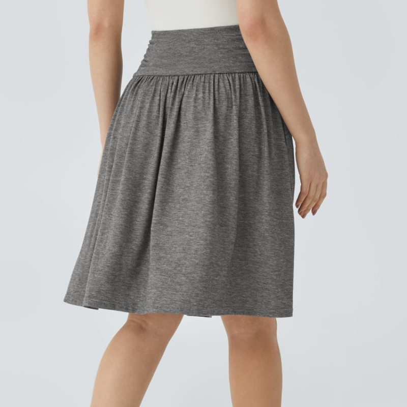 Victoria – Hoge taille korte rok met ruches en zakken