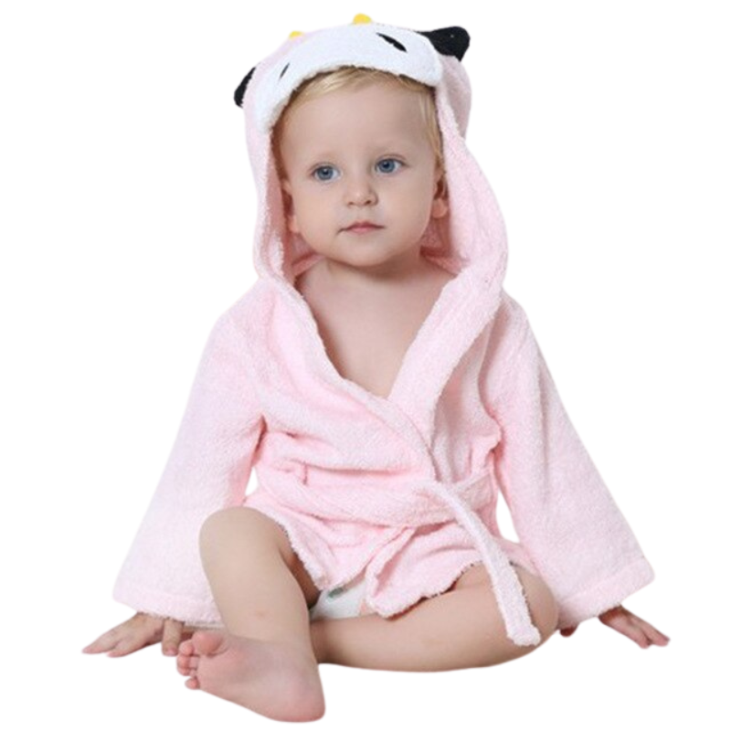 CuddleCub – Badcape met Dierenmotief voor Baby’s en Peuters