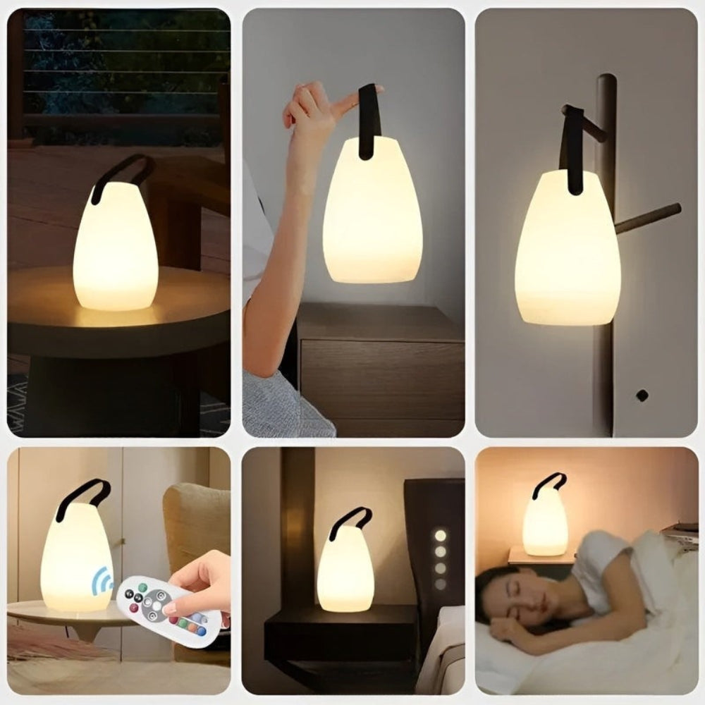 LuminaFlair - Waterdichte draadloze LED-lamp met kleurveranderend licht
