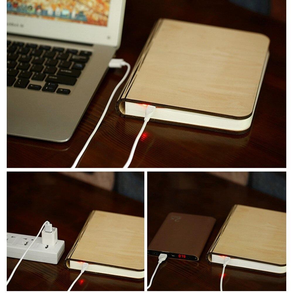 LumiBook - Boekvormige LED-lamp met oplaadbare batterij