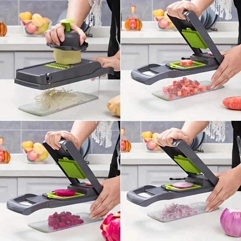 SlicePro - Multifunctionele groentesnijder voor moeiteloos en nauwkeurig snijden