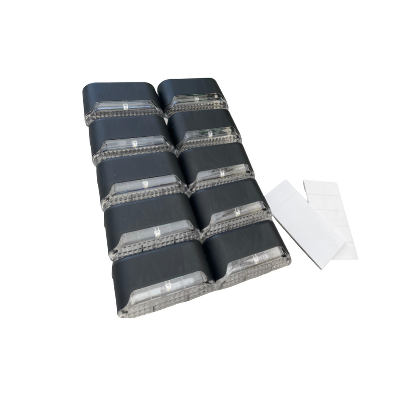 LumiStep – Op zonne-energie werkende trapverlichting voor veiligheid en stijl buitenshuis 1+1 Gratis