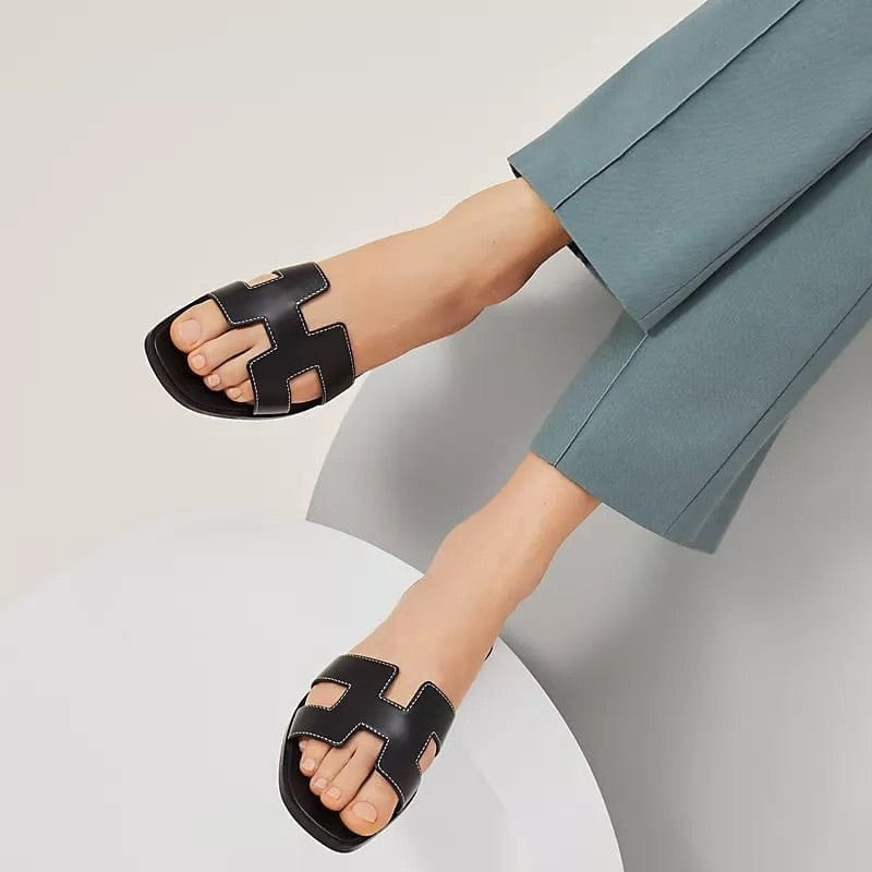 Jasmine - Open Teen Pantoffels met Uitgesneden Ontwerp