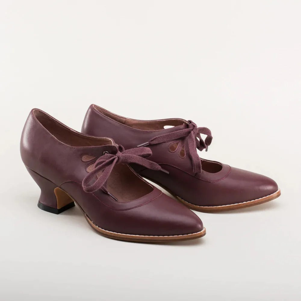 Alsia - Elegante Schoenen met Hak en Verstelbare Veters